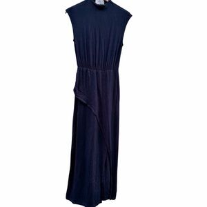 Modern Citizen 545 Yimei Mock Neck Side Slit Dress Sz S